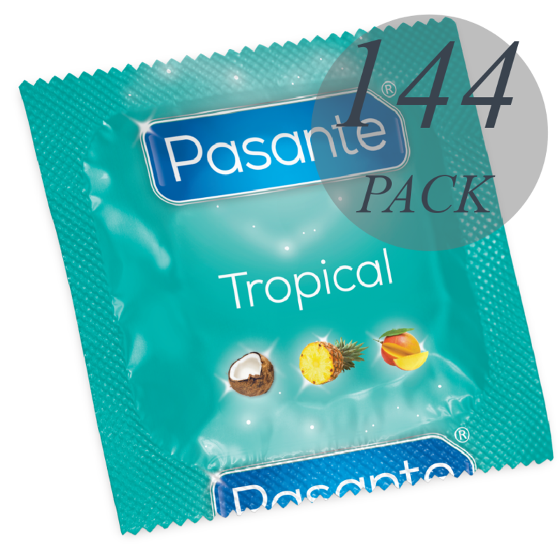 PASSANT - PRESERVATIUS SABORS TROPICAL BORSA 144 UNITATS