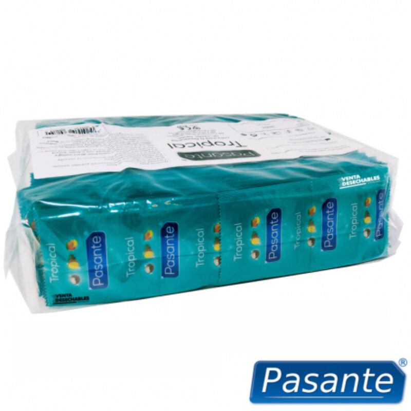 PASANTE - KONDOMER TROPICAL FLAVOURS BAG 144 ENHETER