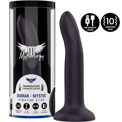 MITOLOGIA - DUMAN MYSTIC DILDO M - VIBRADOR COMPATÍVEL COM TECNOLOGIA WIRELESS WATCHME