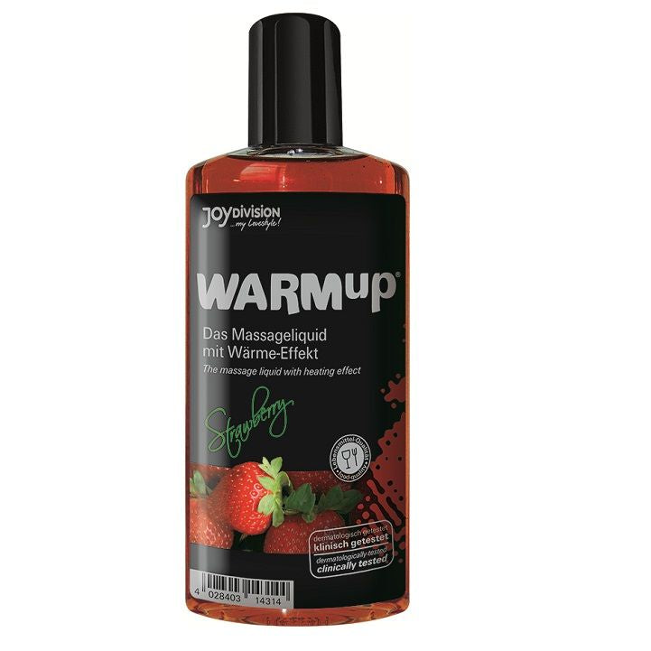 JOYDIVISION WARMUP - STRAWBERRY WARMING MASSAGE OIL 150ML