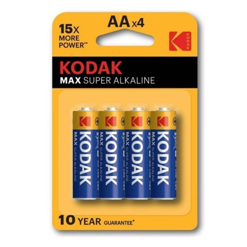 KODAK - MAX SUPER ALKALINE БАТАРЕЯ AA LR6 БЛІСТЕР*4