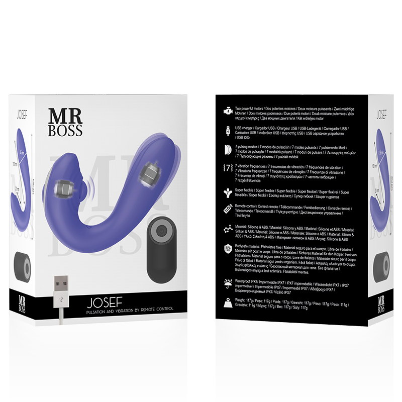 MR BOSS - JOSEF PULSATION &amp; VIBRATION REMOTE CONTROL FOR COUPLES