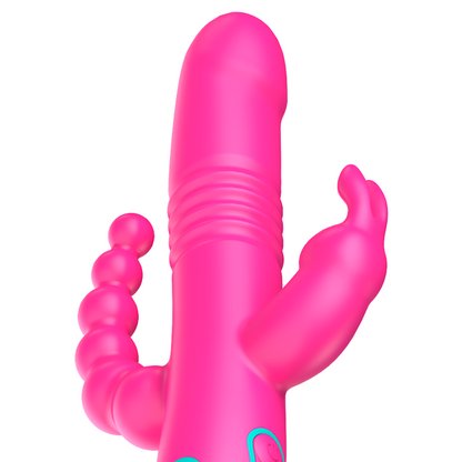 HAPPY LOKY - DONALD TRIPLE ESTIMULACIÓN: ANAL, PUNTO G & CLÍTORIS + MANDO CONTROL REMOTO WATCHME