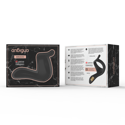 ANBIGUO - ARKADIO GLAND &amp; PERINEUM STIMULATOR KOMPATIBEL MED WATCHME TRÅDLÖS TEKNOLOGI