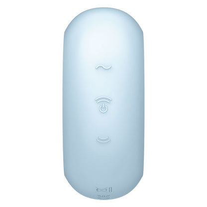 SATISFYER - PRO TO GO 3 DOUBLE STIMULATOR AND VIBRATOR BLUE