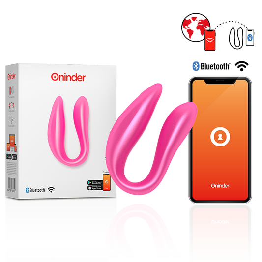 ONINDER - LISBOA PINK G-POINT &amp; CLITORIS STIMULATOR - FREE PINK APP