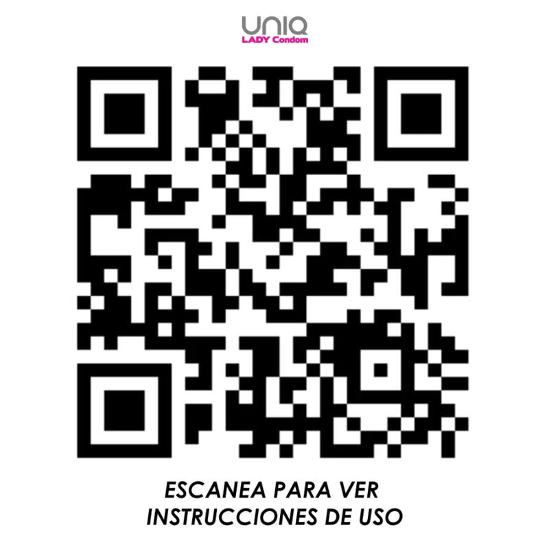 UNIQ - LADY CONDOM PRESERVATIUS FEMENÍS AMB LLIGUER SENSE LATEX 3 UNITATS