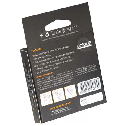 UNIQ - CLASSIC PRESERVATIUS SENSE LATEX 3 UNITATS