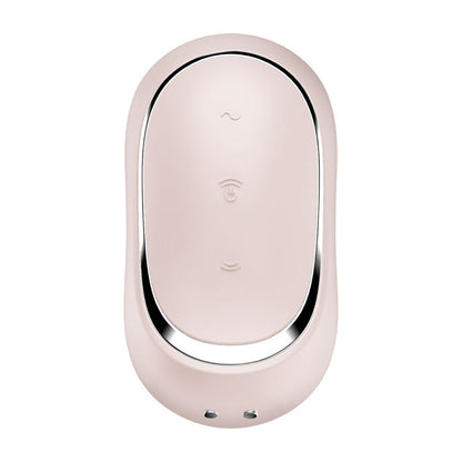 SATISFYER - PRO TO GO 2 DOUBLE STIMULATOR AND VIBRATOR BEIGE