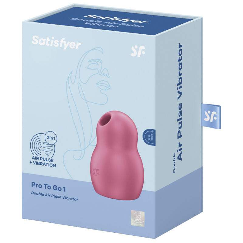 SATISFYER - PRO TO GO 1 ESTIMULADOR Y VIBRADOR DOBLE