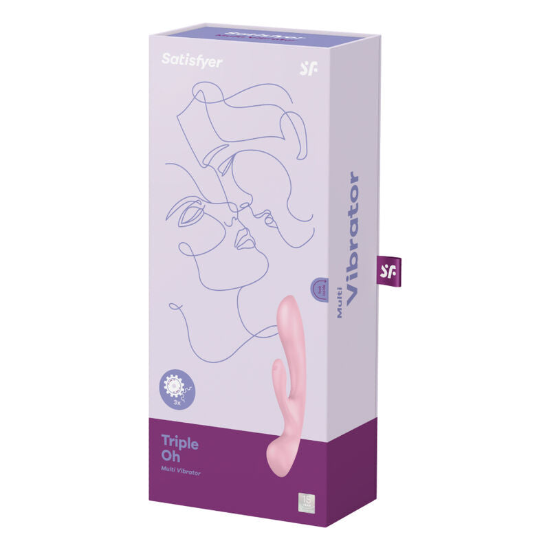 SATISFYER - TRIPLE OH VIBRADOR HÍBRIDO