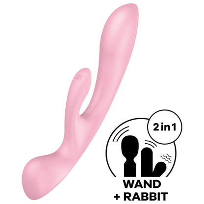 SATISFYER - TRIPLE OH VIBRADOR HÍBRIDO
