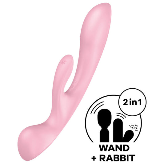 SATISFYER - TRIPLE OH VIBRADOR HÍBRIDO