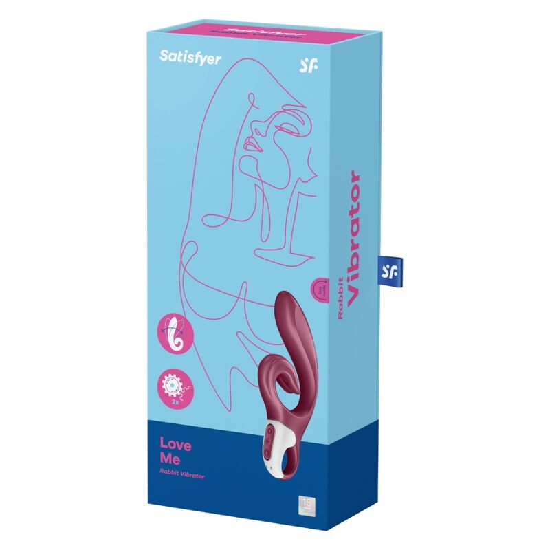 SATISFYER - LOVE ME VIBRADOR RABBIT