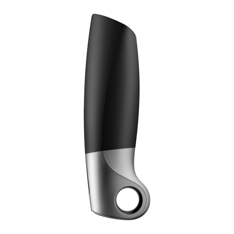 SATISFYER - POWER MASTURBATOR NEGRE I PLATA