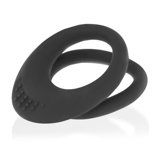 OHMAMA FETISH - Anell de silicona doble 3,5 cm /4,5 cm