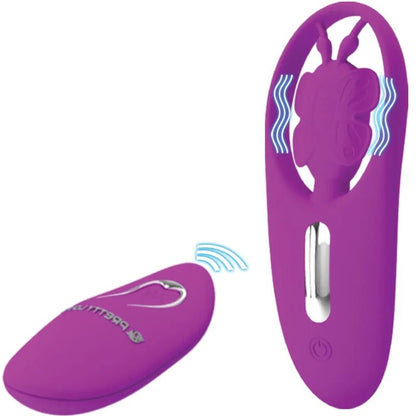 PRETTY LOVE - DANCING BUTTERFLY REMOTE CONTROLLED PANTY STIMULATOR, LILAC