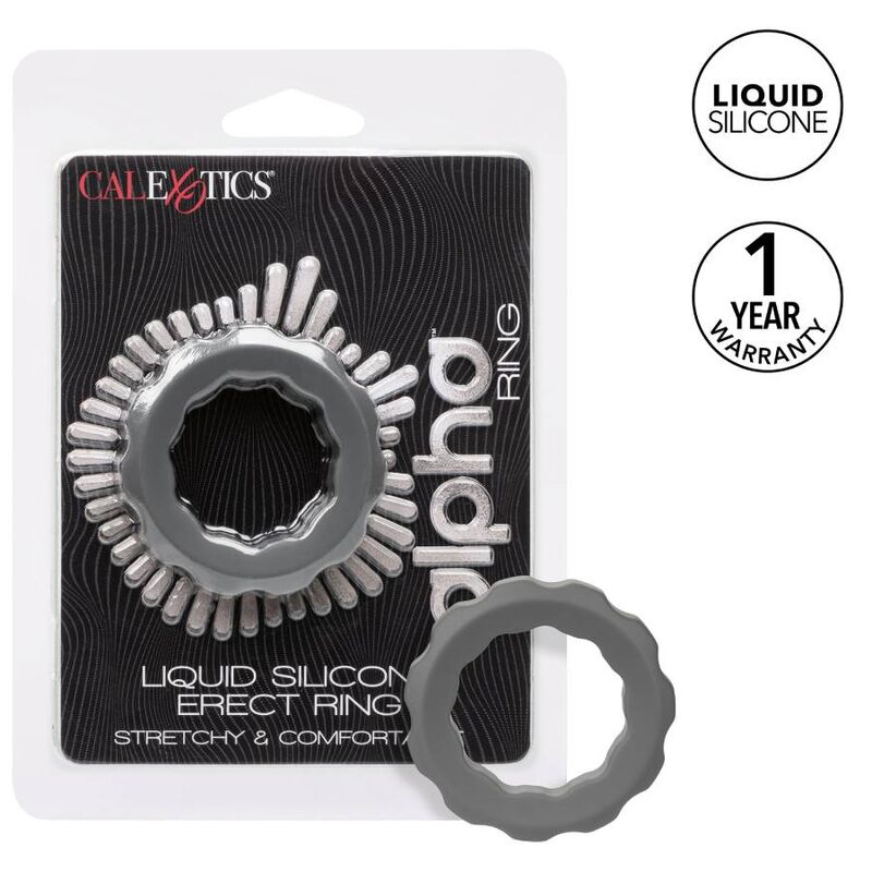 CALIFORNIA EXOTICS - ALPHA ERECT RING GREY