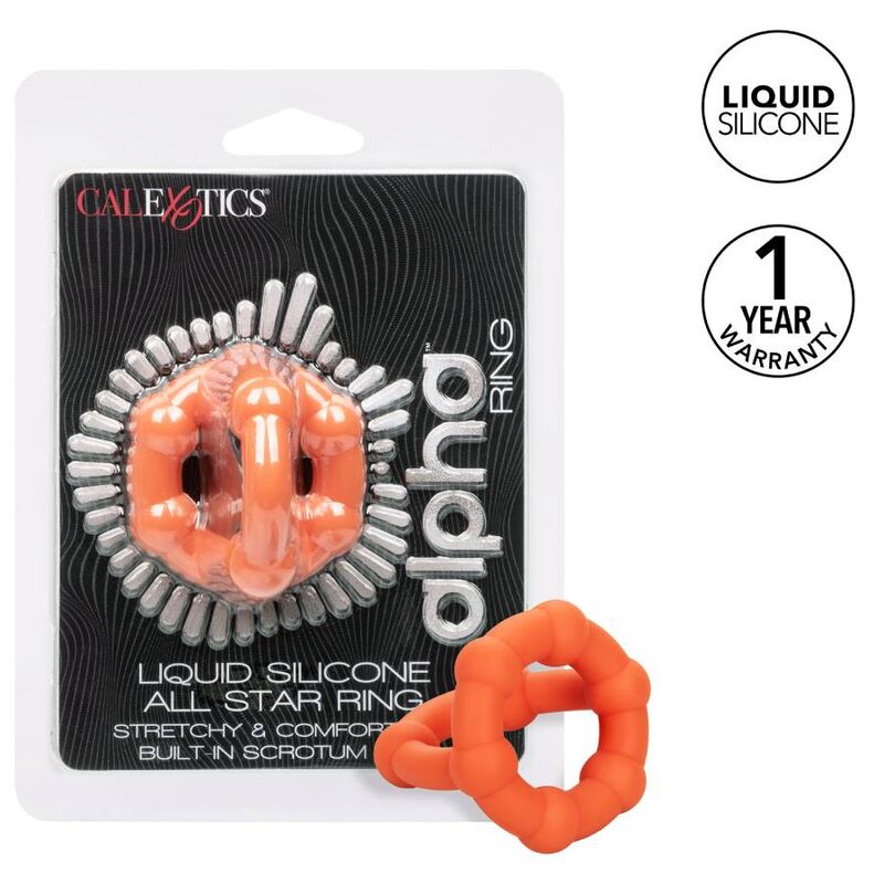 CALIFORNIA EXOTICS - ALPHA ALL STAR RING ORANGE