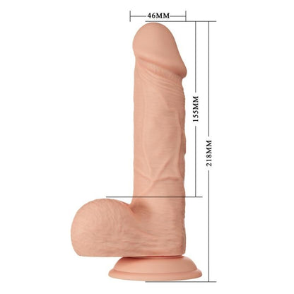 BAILE - BEAUTIFUL ENCOUNTER BAHAMUT DILDO REALÍSTICO FLEXIBLE 21.8 CM NATURAL