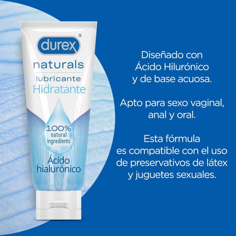 DUREX - NATURALS FUKTIGANDE GLÖMMEDEL 100 ML