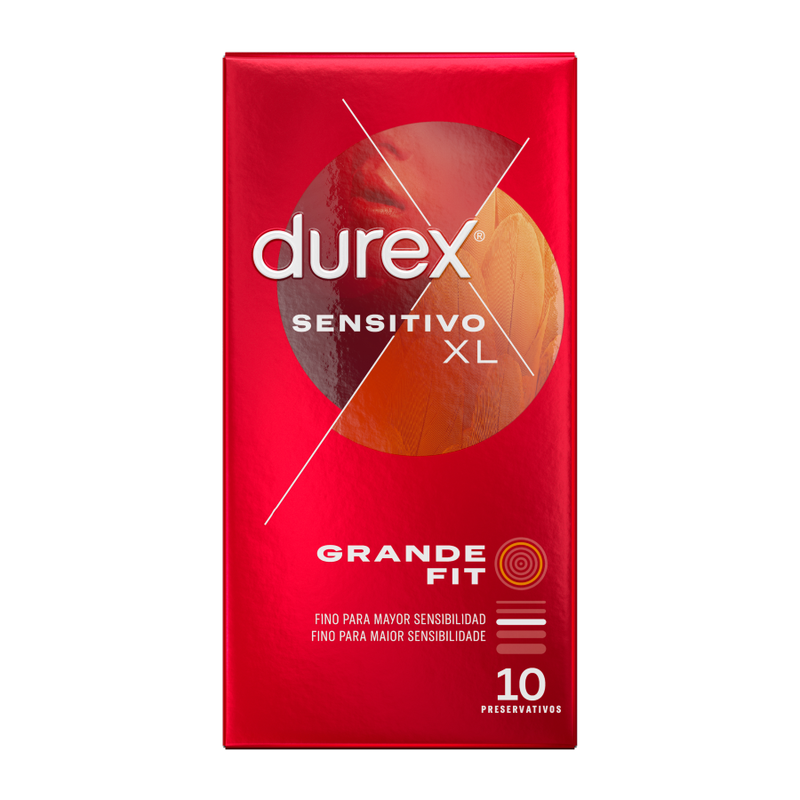 DUREX - PRESERVATIUS SENSITIU XL 10 UNITATS