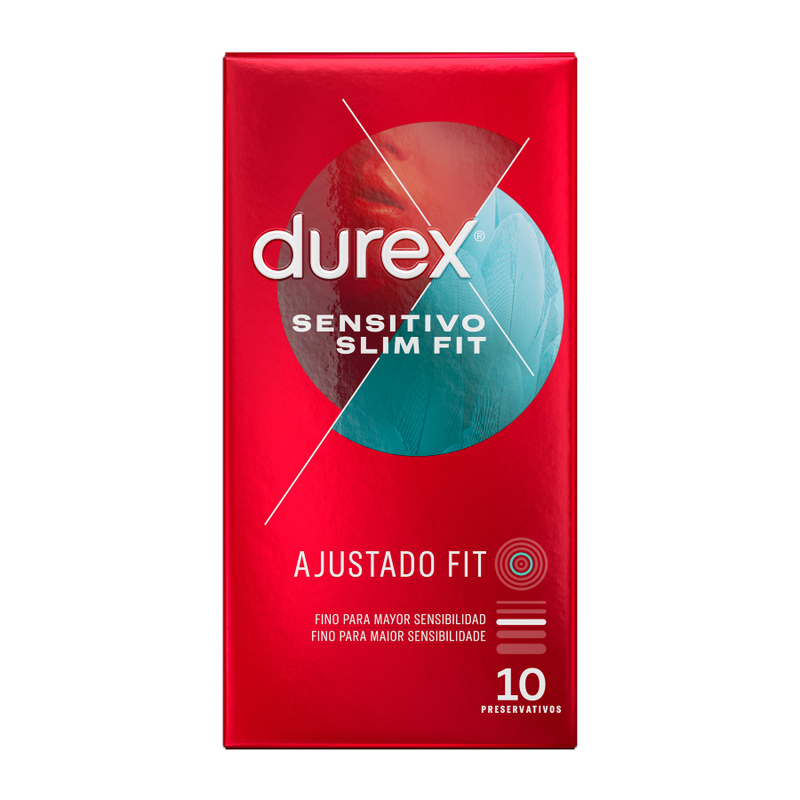 DUREX - SENSITIVE SLIM FIT 10 ENHETER