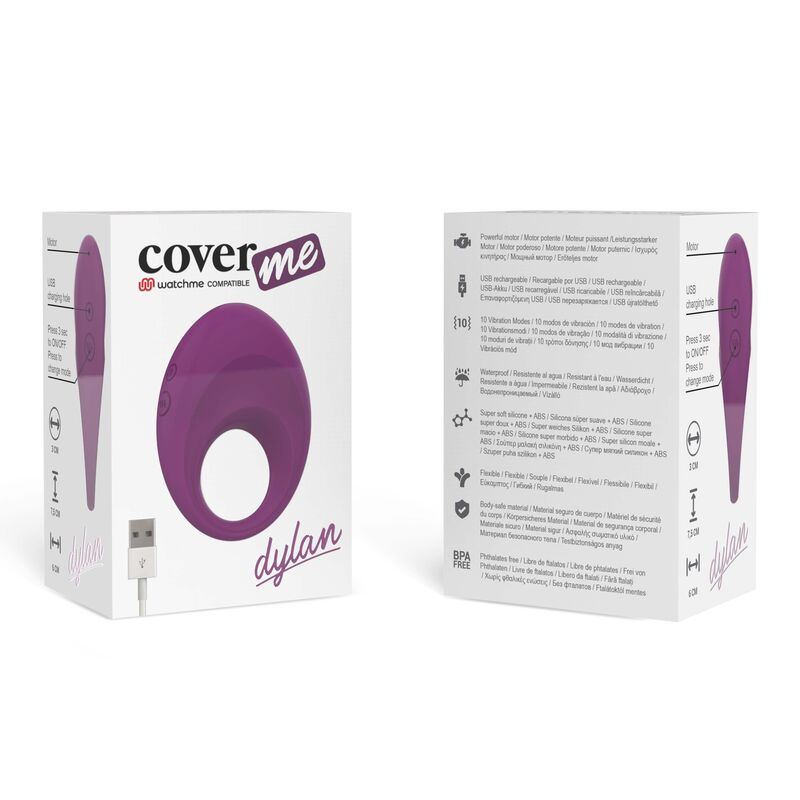 COVERME - Anell recarregable de Dylan compatible amb la tecnologia sense fils de Watchme