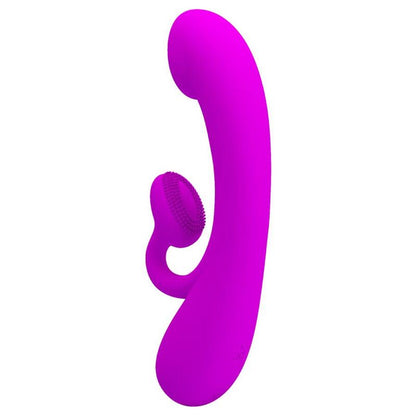 PRETTY LOVE - SINCERE VIBRATOR AND CLITORAL SUCTION TOOL, PURPLE SILICONE