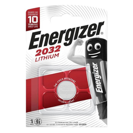 ENERGIZER - LITHIUM KNAPPBATTERI CR2032 3V BLISTER*1