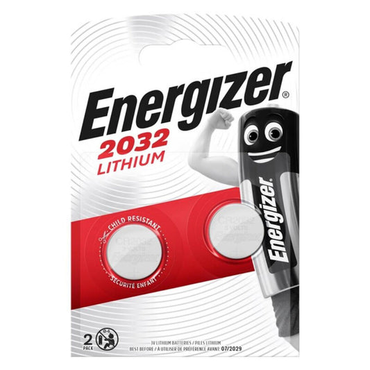 ENERGIZER - ЛІТІЄВА КНОПКА АКУМУЛЯТОРА CR2032 3 В БЛІСТЕР*2