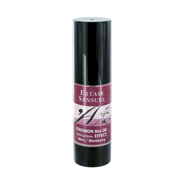 SENSUAL EXTRACT - WARMING EFFECT MASSAGE OIL WITH PHEROMONES BLACKBERRY 30 ML