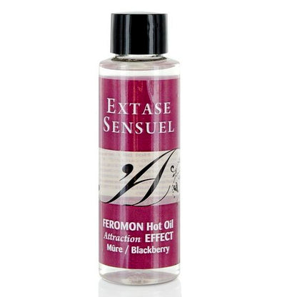 SENSUAL EXTRACT - WARMING EFFECT MASSAGE OIL WITH PHEROMONES BLACKBERRY 100 ML
