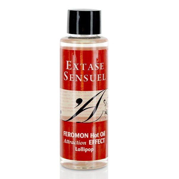 SENSUAL EXTRACT - WARMING EFFECT MASSAGE OIL WITH PHEROMONES LOLLIPOP 100 ML
