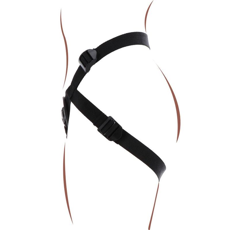 GET REAL - STRAP-ON LACE HARNÉS MORADO