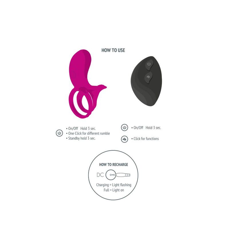 XOCOON - ANELL VIBRADOR PER A PARELLES FUCSIA