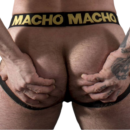 MACHO - MX25AC YELLOW LEATHER JOCK L
