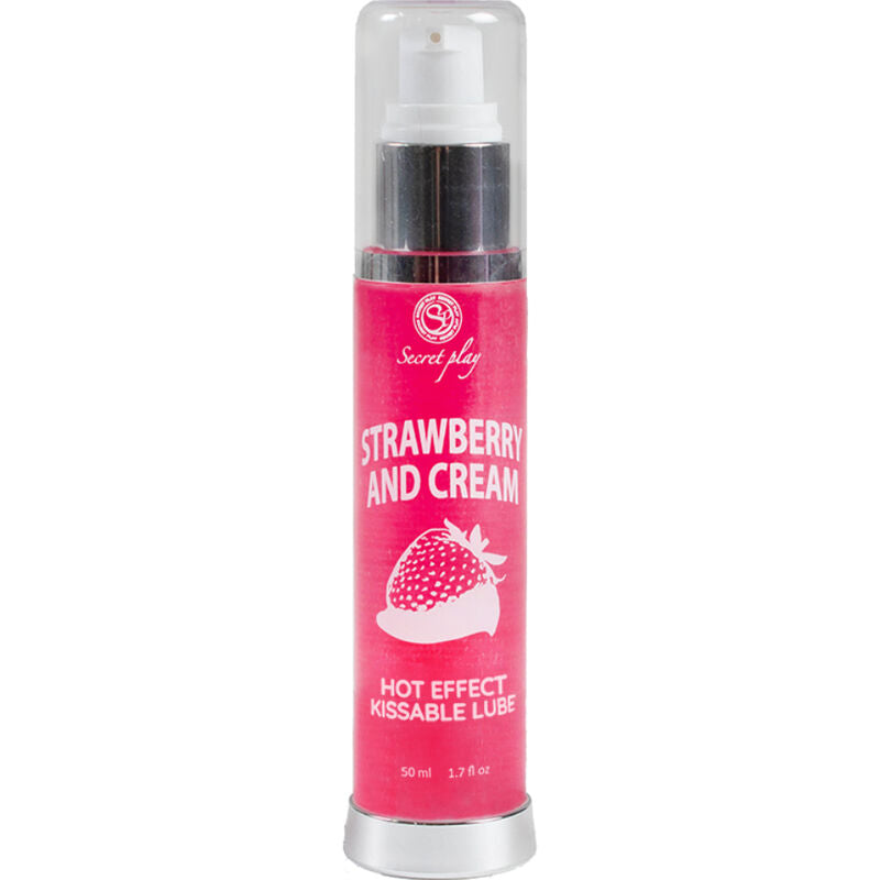 SECRETPLAY - 2-IN-1 WARMING LUBRICANT STRAWBERRY &amp; CREAM 50 ML