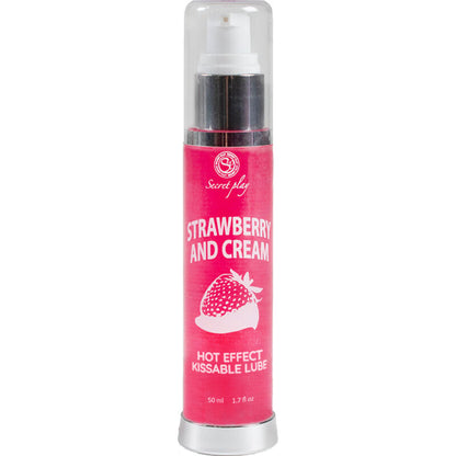 SECRETPLAY - 2-IN-1 WARMING LUBRICANT STRAWBERRY &amp; CREAM 50 ML