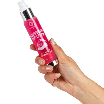 SECRETPLAY - 2-IN-1 WARMING LUBRICANT STRAWBERRY &amp; CREAM 50 ML