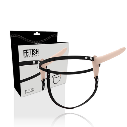 FETISH SUBMISSIVE HARNESS - SILICONA FLESH 15 CM