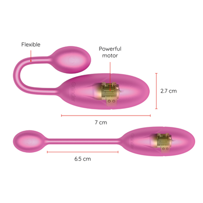 ONINDER - DENVER HUEVO VIBRADOR 7 X 2.7 CM - APP GRATUITA