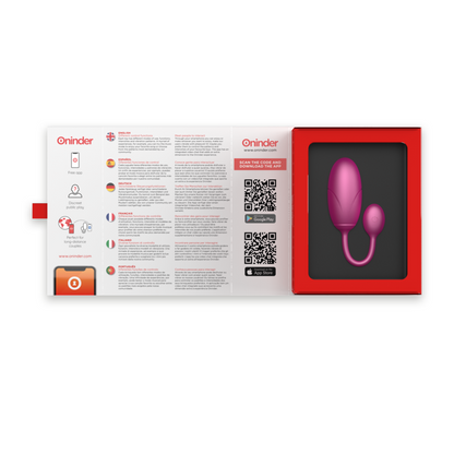 ONINDER - TOKYO HUEVO VIBRADOR 7.5 X 3.2 CM - APP GRATUITA