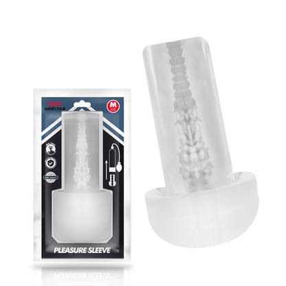 PUMP ADDICTED - MASTURBADOR PLEASURE SLEEVE TAMANHO M