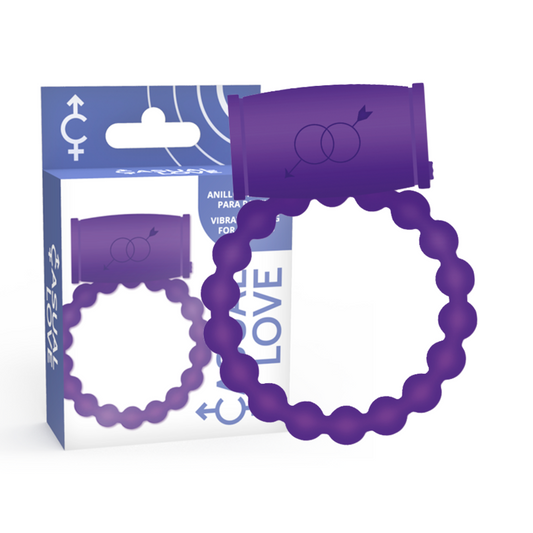 Amor casual - 25 anell vibrador Violeta