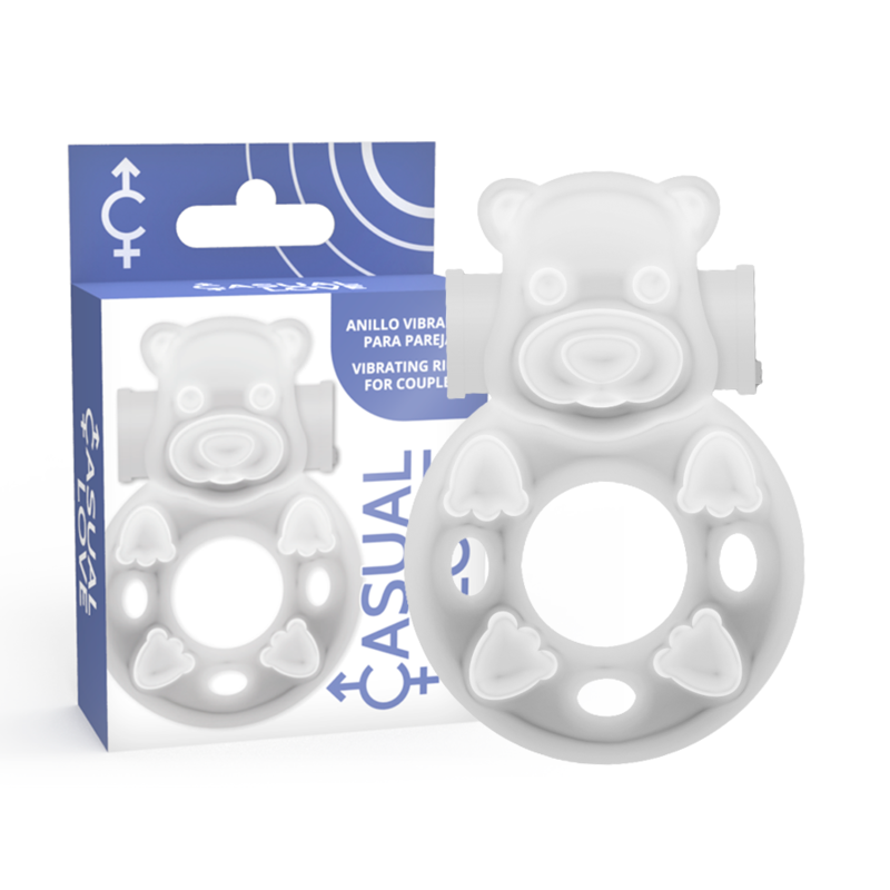 CASUAL LOVE - 26 TRANSPARENT BUNNY VIBRATOR RING