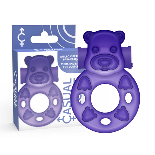 Amor casual - 26 vibrador anell de conill lila