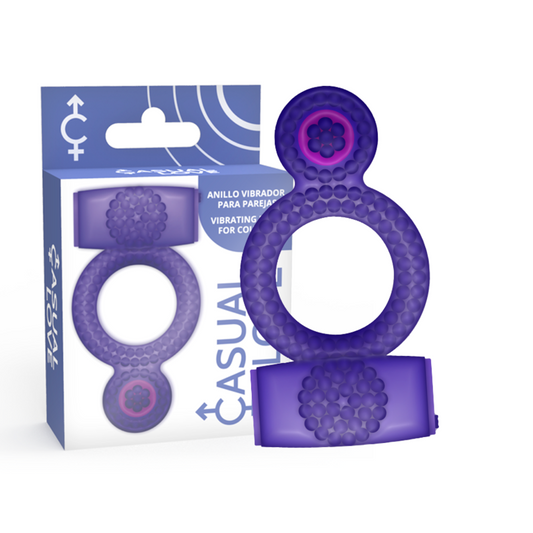 CASUAL LOVE - RING DUBBEL PLEASURE LILAC RING