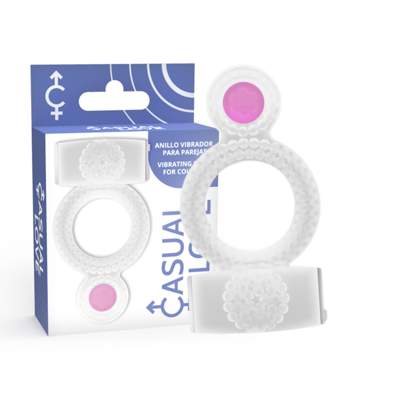 Amor casual - anel de duplo prazer anel transparente