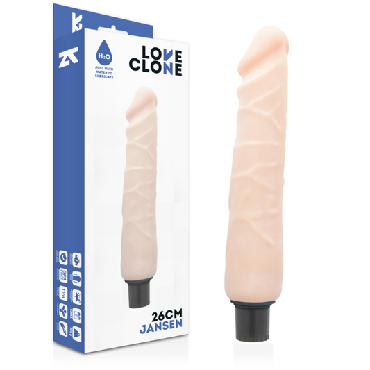 LOVECLONE - JANSEN REALISTIC VIBRATOR SELF LUBRICATION 26 CM -O- 4.2 CM